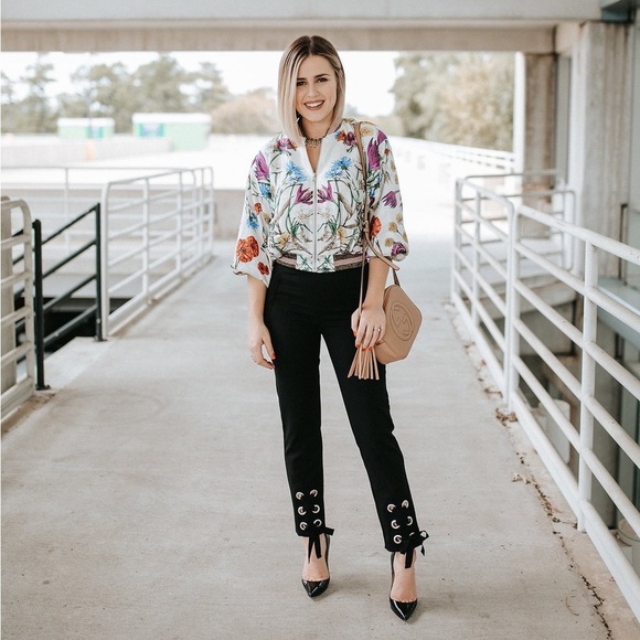 Anthropologie Elevenses Rubie Floral Bomber size S - Picture 6 of 15
